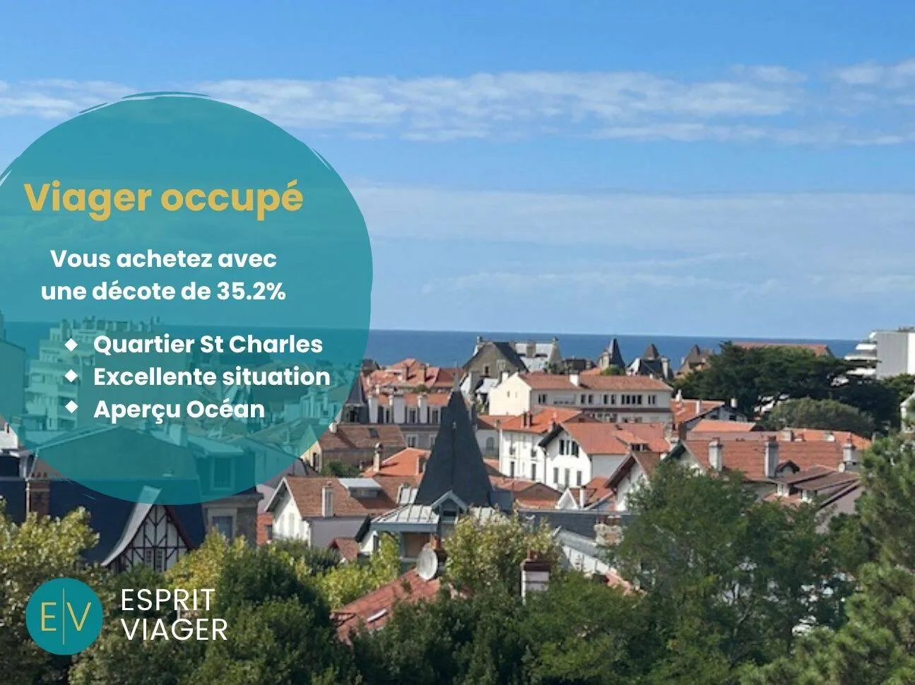 appartement 3 pièces à Biarritz (64200)