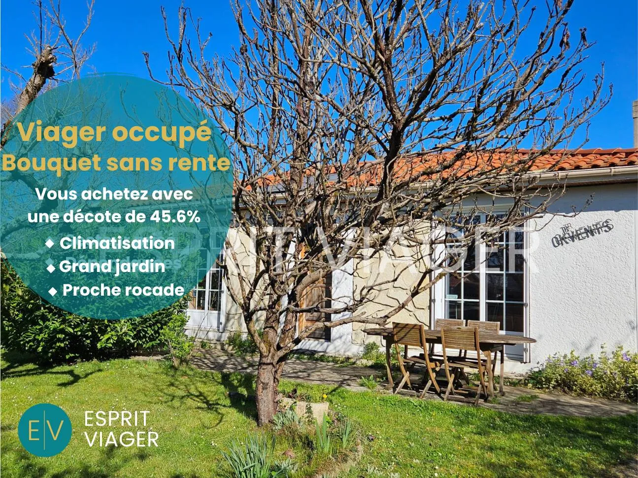 maison 3 pièces à Tresses (33370)