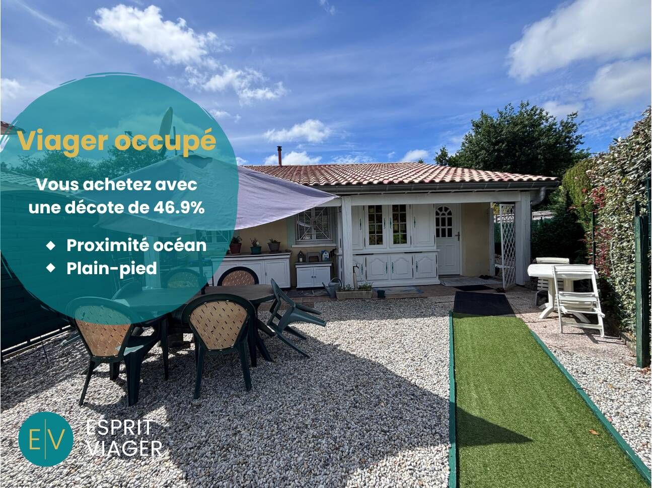 maison 3 pièces à Naujac-sur-Mer (33990)