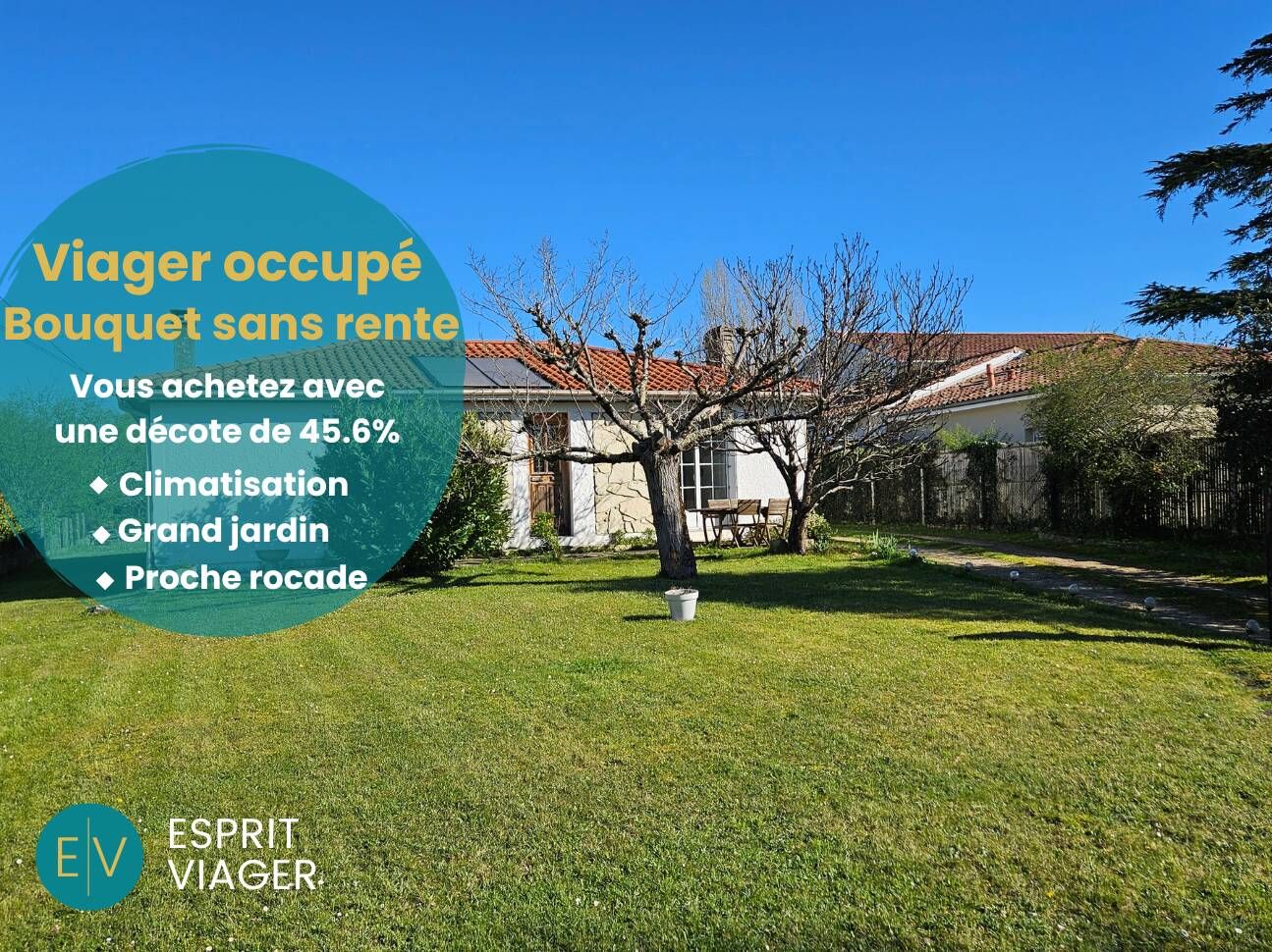 maison 3 pièces à Tresses (33370)