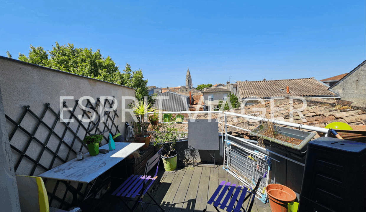 Esprit Viager VENDRE SON BIEN EN VIAGER BORDEAUX Terrasse